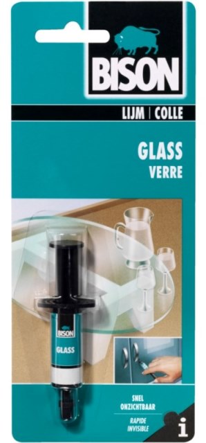 Шприц с клеем для стекла и хрусталя