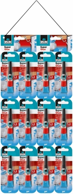 карта с блистерами суперклея-геля