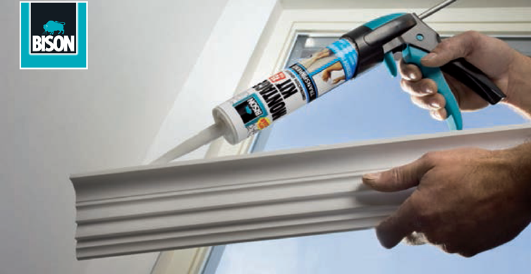 прозрачный акриловый герметик Бизон